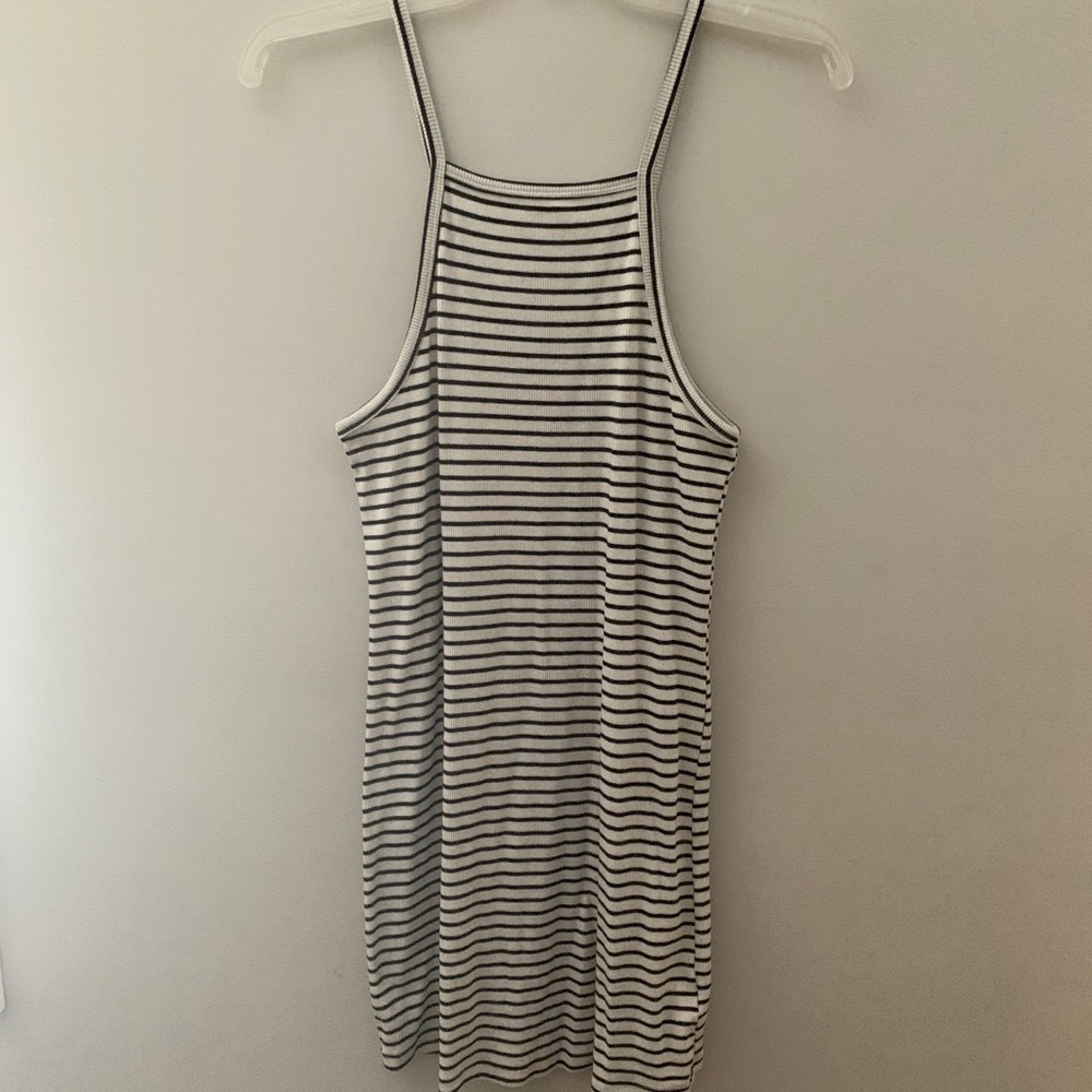 Black and White Bodycon Dress